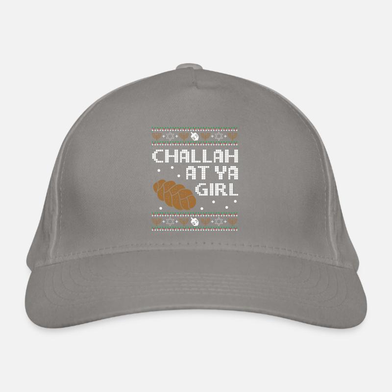 Hanoukka Juif Affreux Noël - Challah At Ya Gir Casquette classique bio