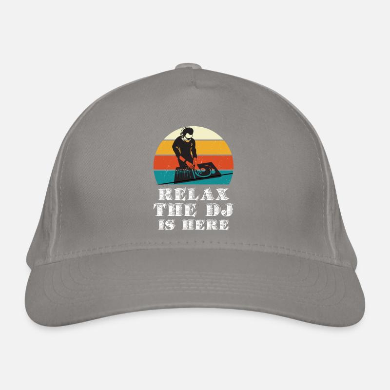 DJ PERFORMANCE Disc Jockey Techno Party Deejay Club Casquette classique bio