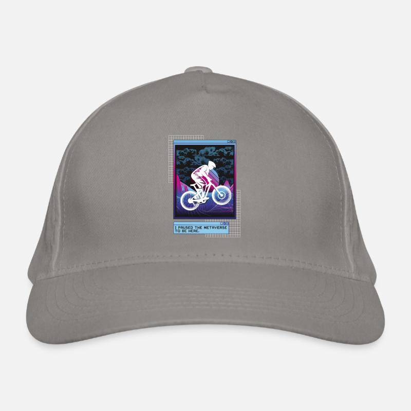 Vaporwave Metaverse Downhill Bio-Baseballkappe