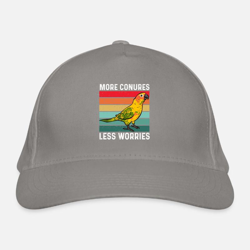 Molinasittich Perroquet Oiseau Perruche du Soleil Casquette classique bio