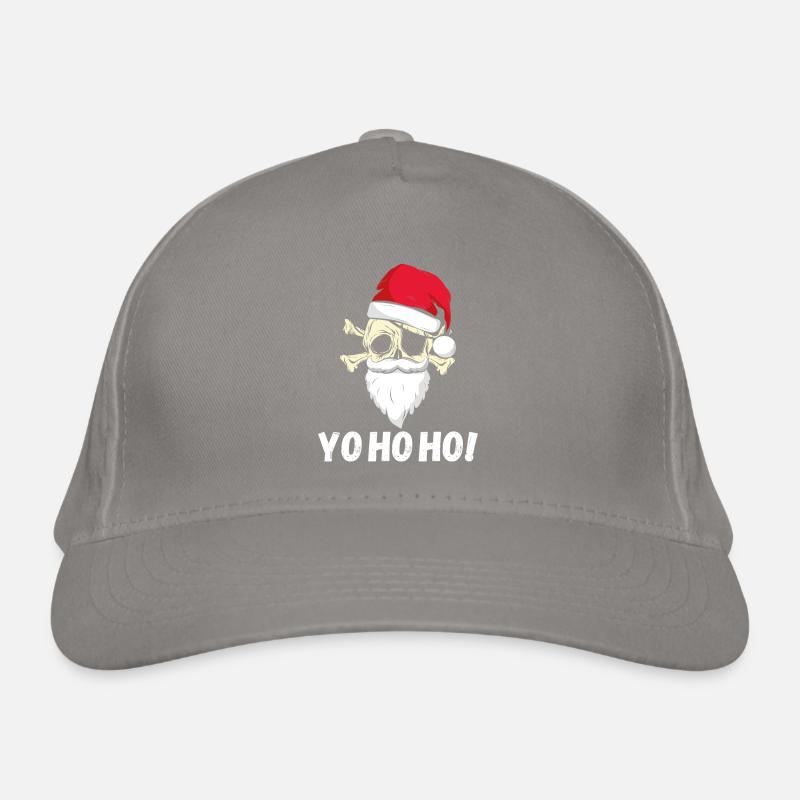 Crâne de pirate Noël Casquette classique bio
