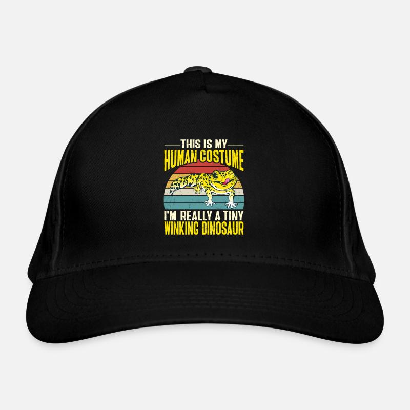 Leopard Gecko Lizard Reptiles Herpetologist Organic Baseball Cap