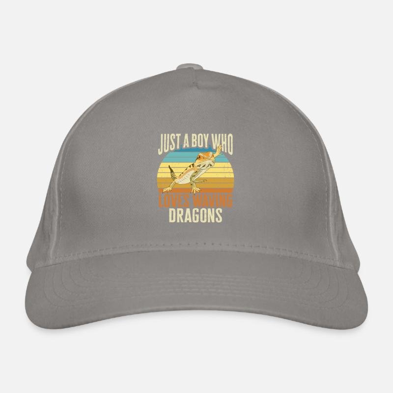 Bearded Dragon Lizard Reptile Herpetologist Organic Baseball Cap