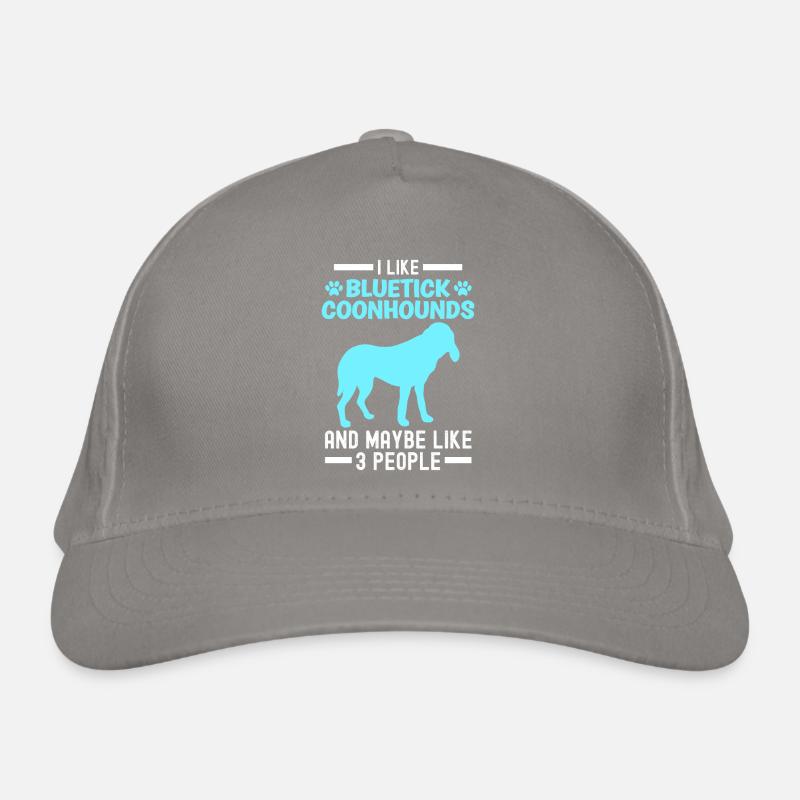 Bluetick Coonhound Gift Funny Saying Organic Baseball Cap