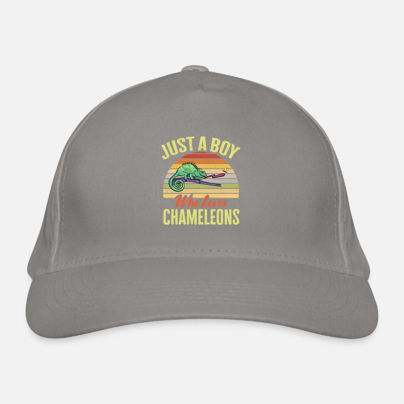Chameleon Lizard Reptile Herpetologist Organic Baseball Cap