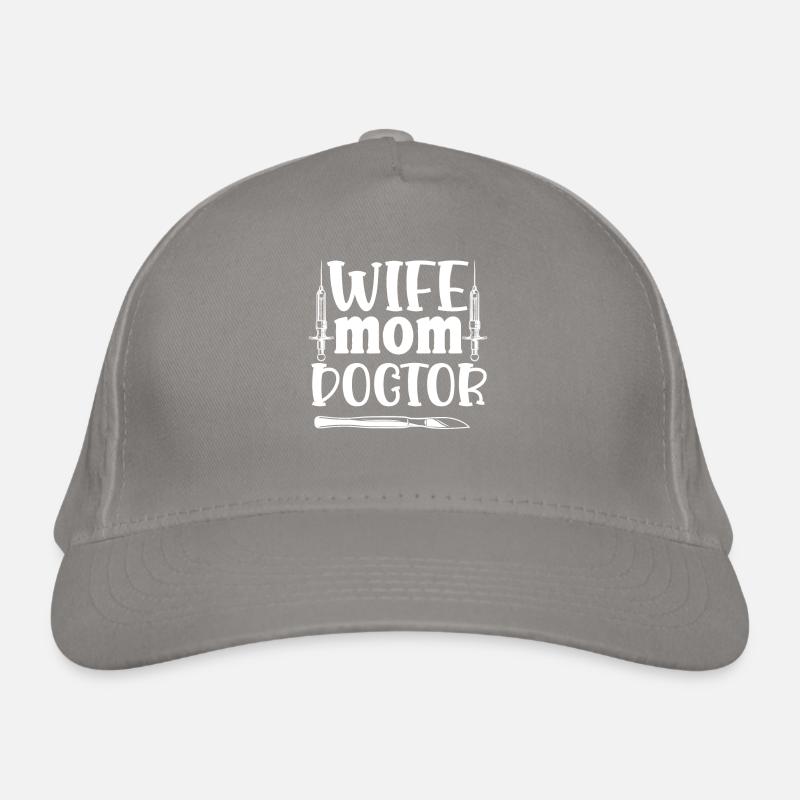 Ehefrau Mutter Doktor Promotion Akademiker Spaß Bio-Baseballkappe