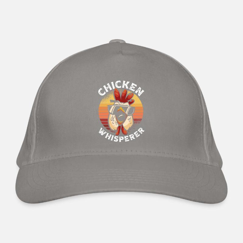 Hühnerflüsterer retro Bio-Baseballkappe