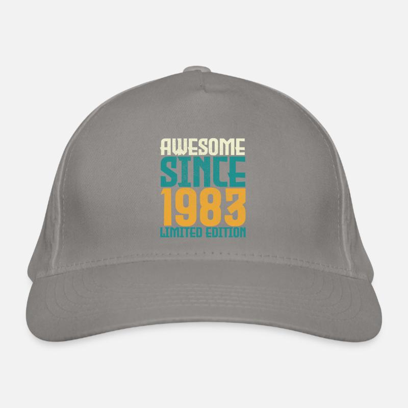 Awesome seit 1983 limitierte Auflage. Bio-Baseballkappe
