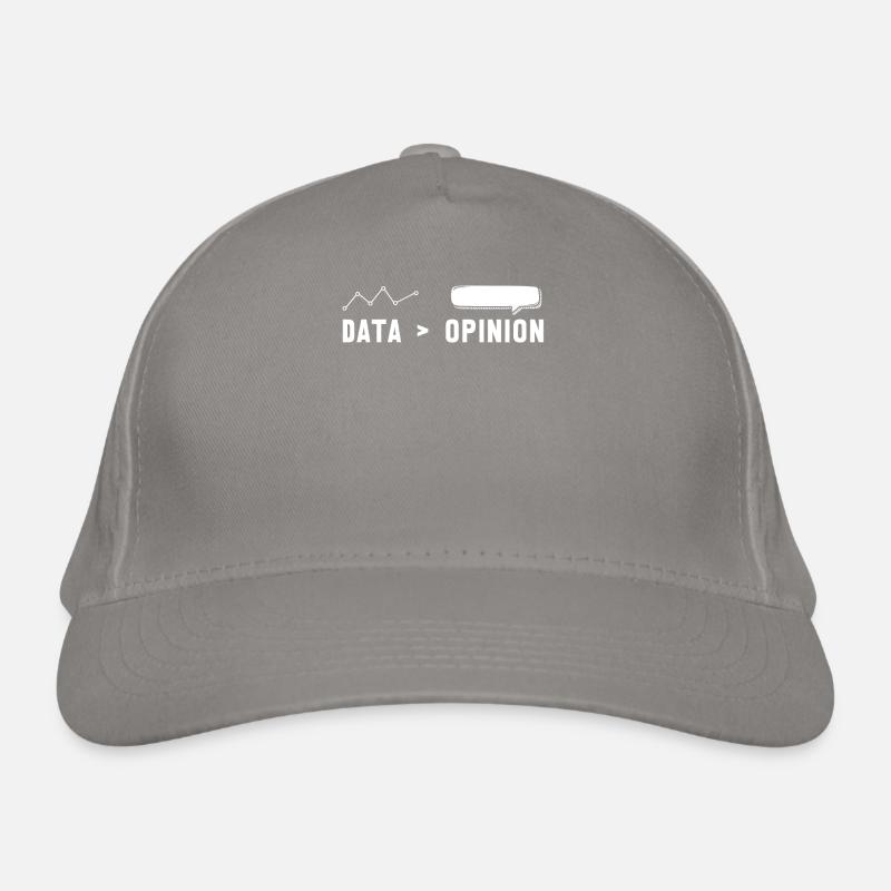 Big Data, Data Analyst, Data Bigger than Opinion Casquette classique bio