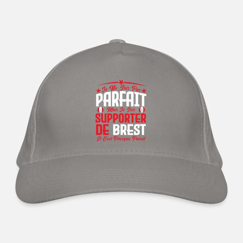 je ne suis pas parfait, supporteur de Brest. Casquette classique bio