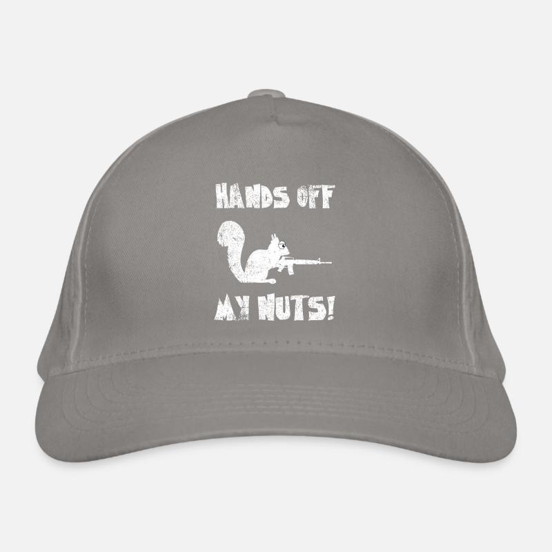 Ne touche pas à mes noix, écureuil vigilant Casquette classique bio