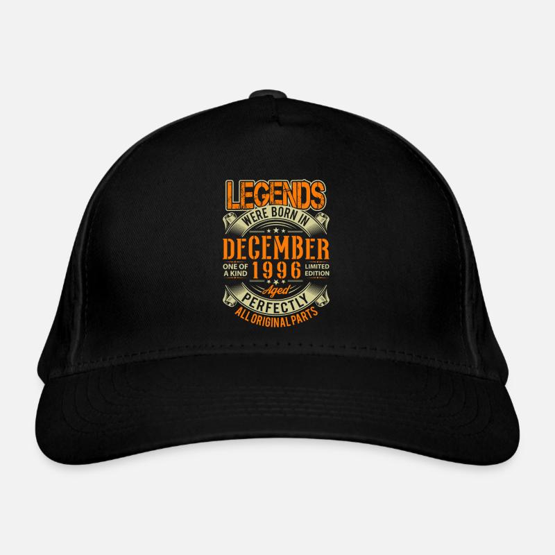 1996 Dezember Geburtstag Legende Bio-Baseballkappe