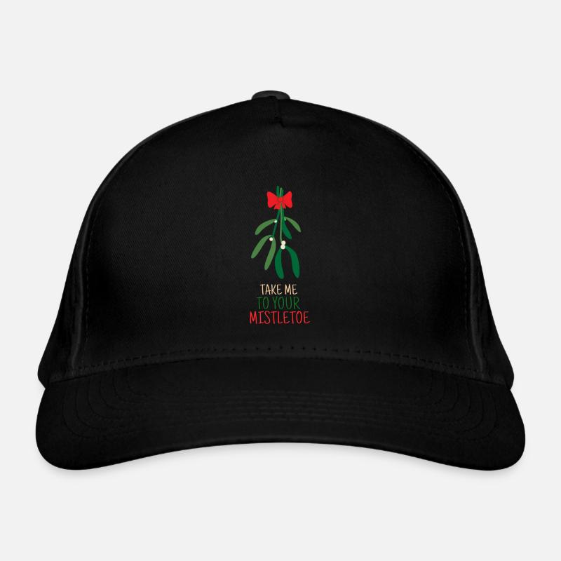 Emmène-moi à ton gui Symbole d’amour Drôle Casquette classique bio