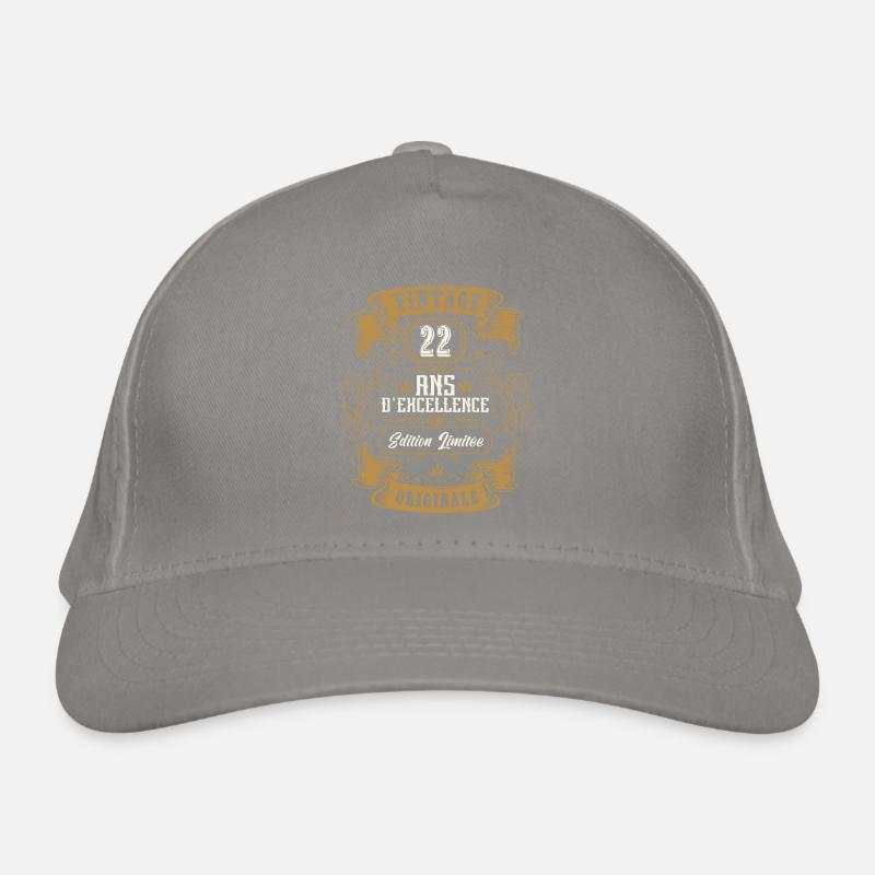 Vintage 22 ans, Idée cadeau d'anniversaire 22 ans. Casquette classique bio