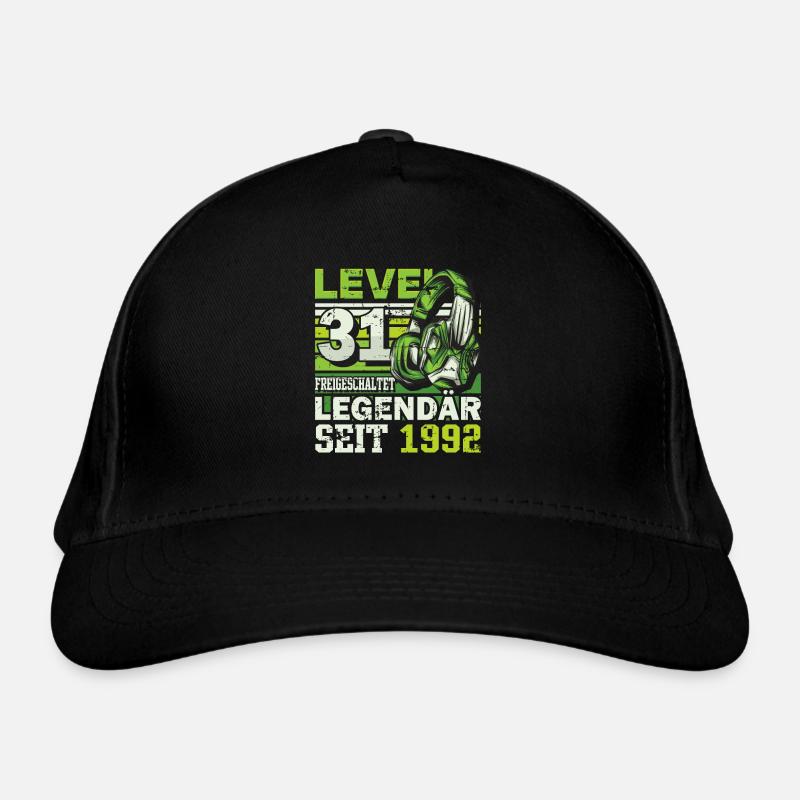 Level 31 unlocked legendary since 1992 - Organic Baseball Cap - black
