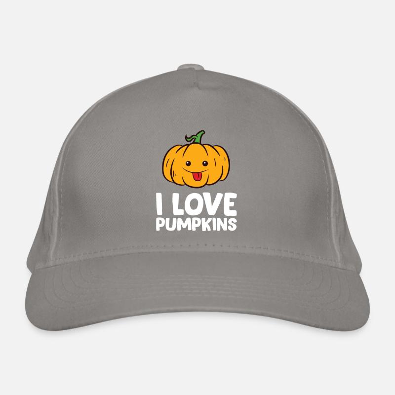 Pumpkin - I love pumpkins Organic Baseball Cap