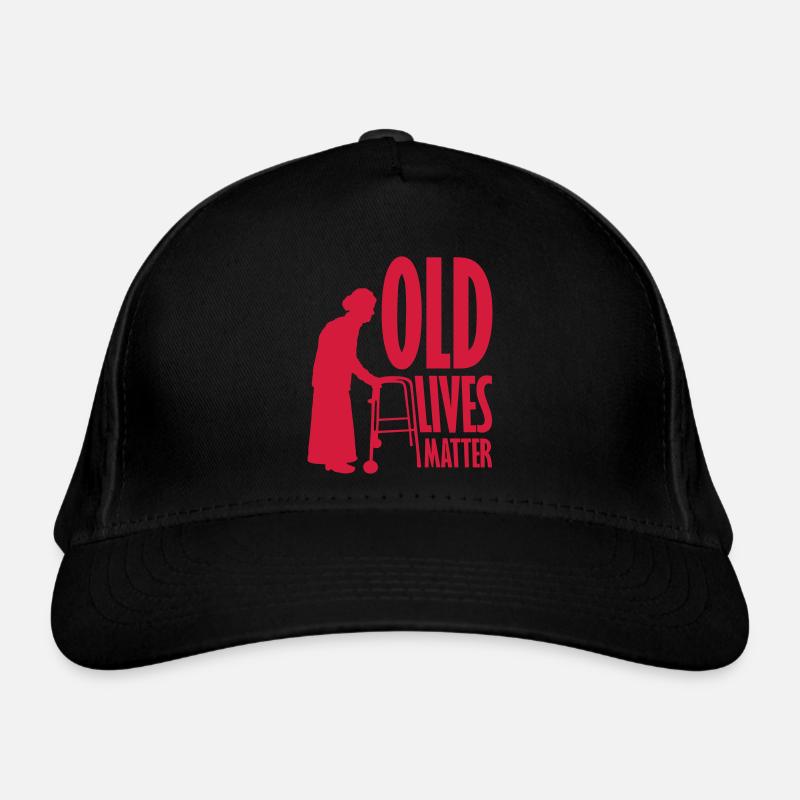 old lives matter quote Organic Baseball Cap