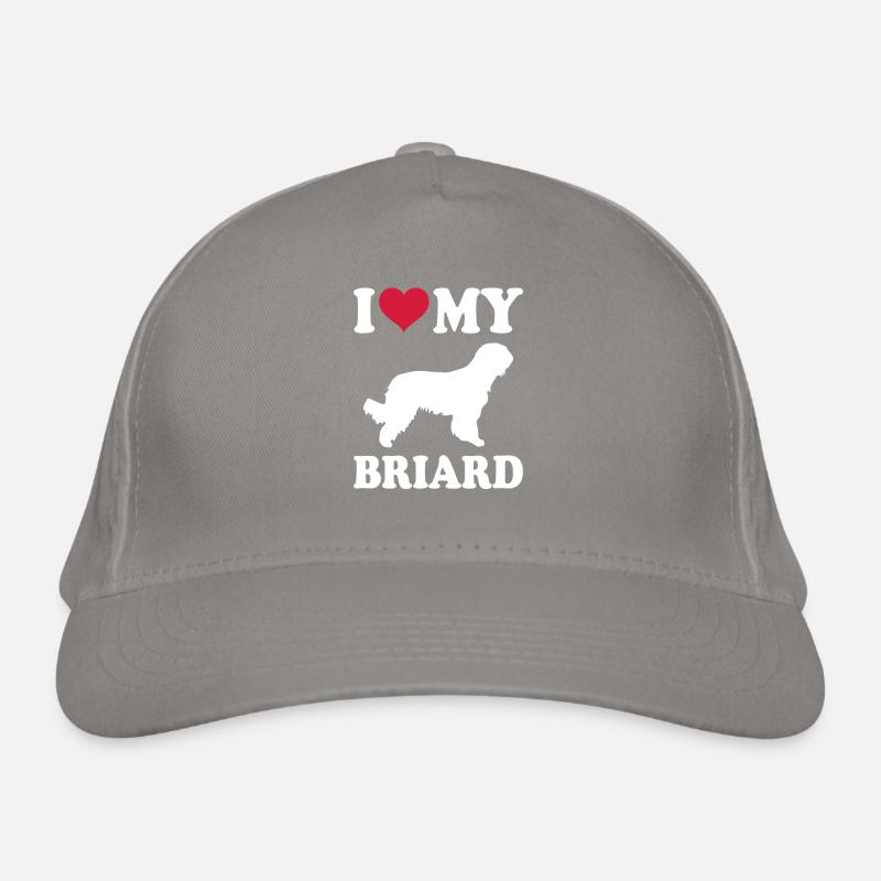 Briard Gift Dogs Casquette classique bio