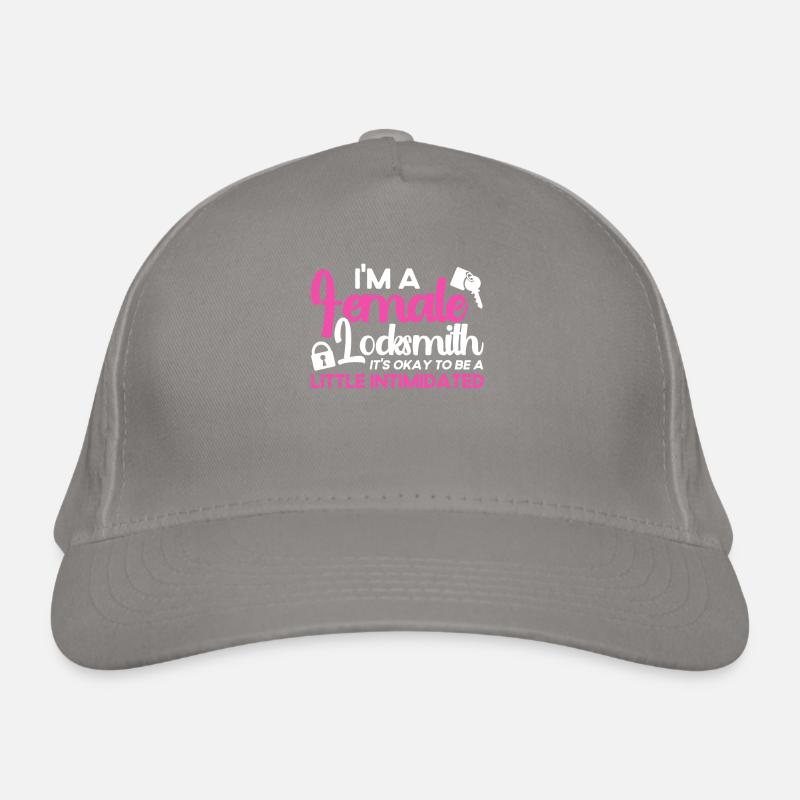Locksmith lock picking employee locksmith shop Organic Baseball Cap