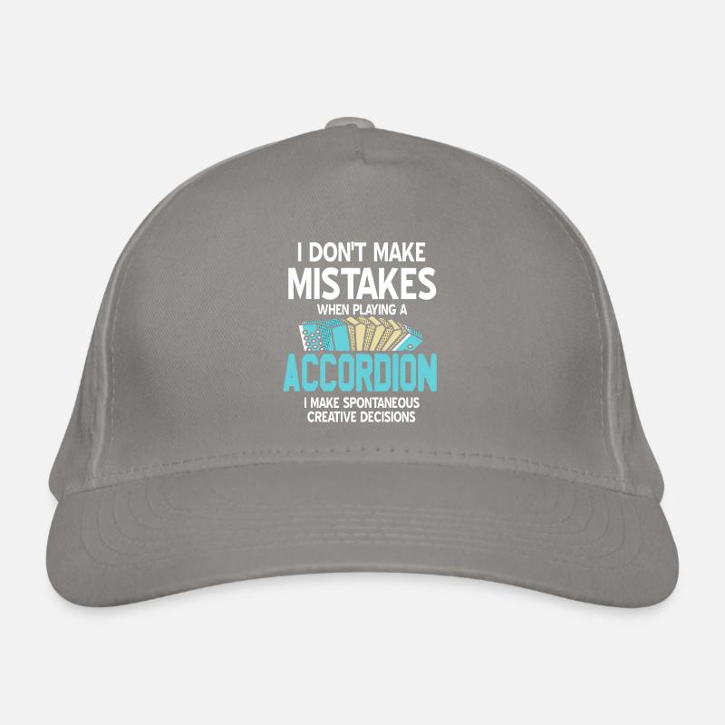 I donts make mistakes when playing a accordion Bio-Baseballkappe
