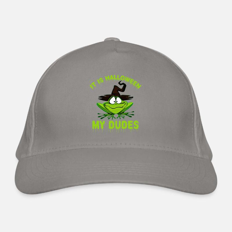 Frog Meme C’est Halloween mes mecs Casquette classique bio