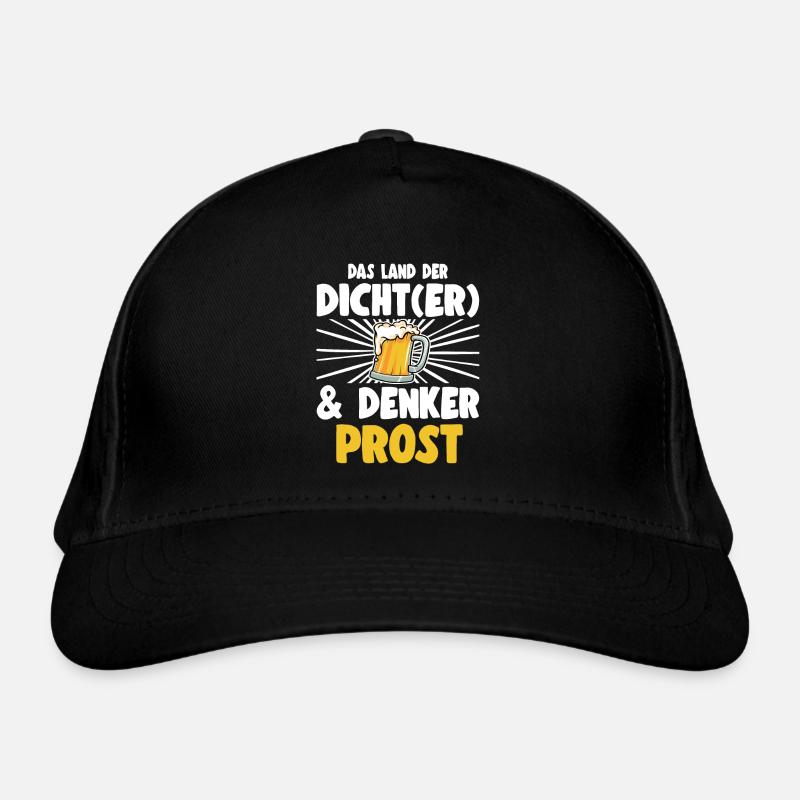Trinksprüche Das Land Der Dich(t)er & Denker Prost Bio-Baseballkappe
