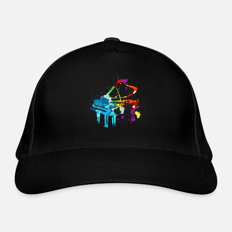 Piano, Pianist Bio-Baseballkappe