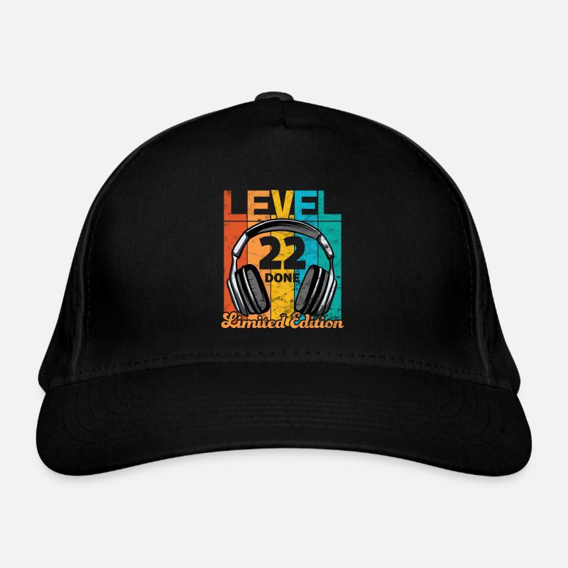 Anniversaire de jeu 22 ans Niveau 22 complet Casquette classique bio