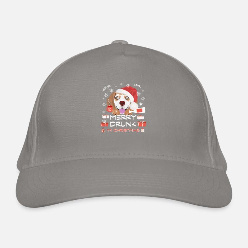 Beagle Christmas Market Organic Baseball Cap