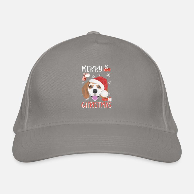 Beagle Joyeux Noël Casquette classique bio