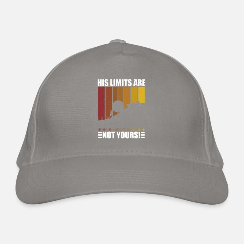 His Limits Are Not Yours Everyday Motivation Organic Baseball Cap