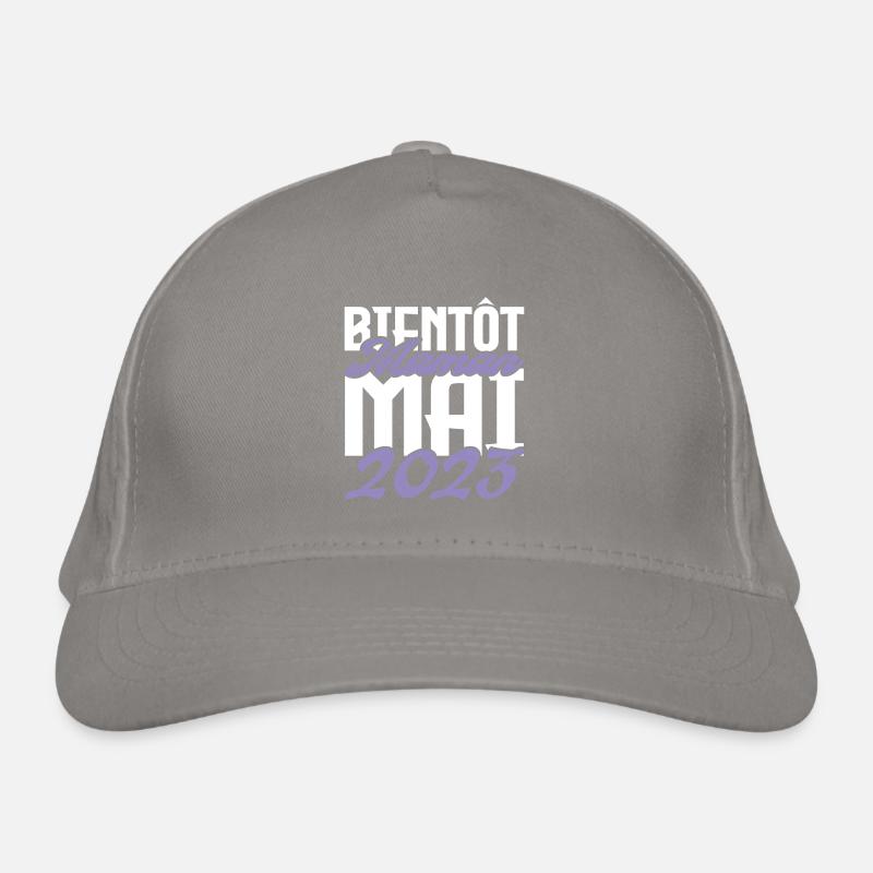 Annonce grossesse. bientôt Maman Mai 2023.maman Casquette classique bio