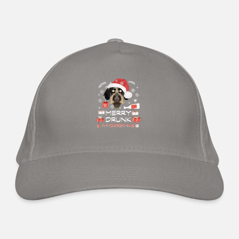 Deutsch Drahthaar Weihnachtsmarkt Bio-Baseballkappe