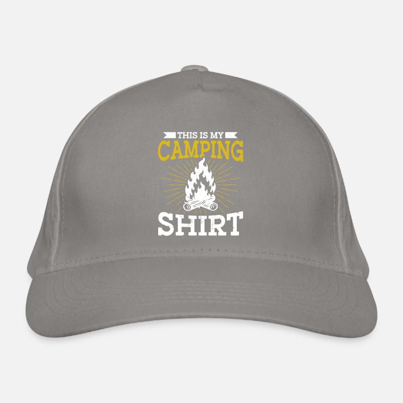 Camping Gift Drôle de dicton pour les campeurs Casquette classique bio