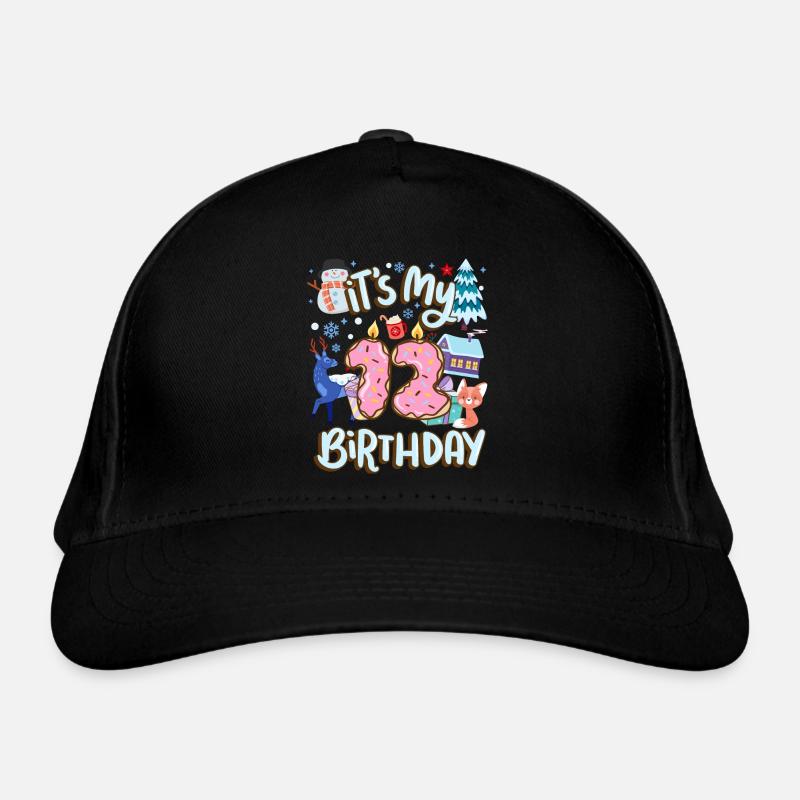 C’est mon beignet de vacances de bonhomme de neige de 12 ans Casquette classique bio