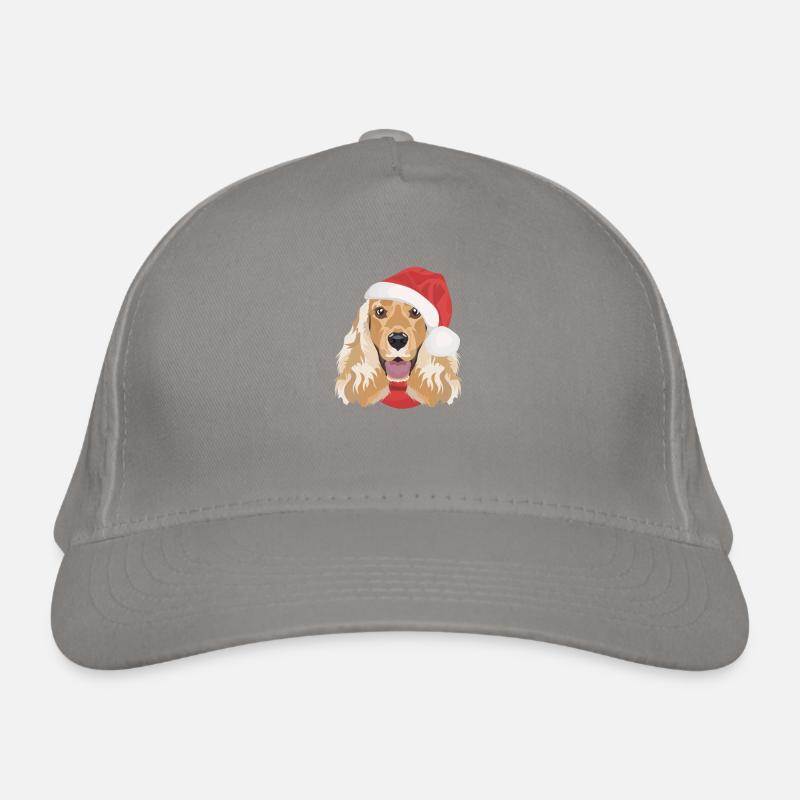 Deutsch Cocker Spaniel Joyeux Noël Casquette classique bio