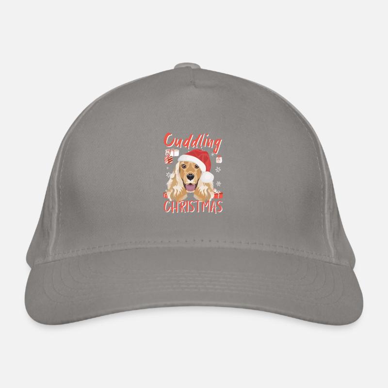 Deutsch Cocker Spaniel Joyeux Noël Casquette classique bio