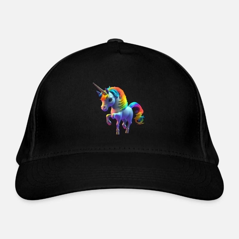 La jolie petite licorne vous cherche 2 - Casquette classique bio - noir