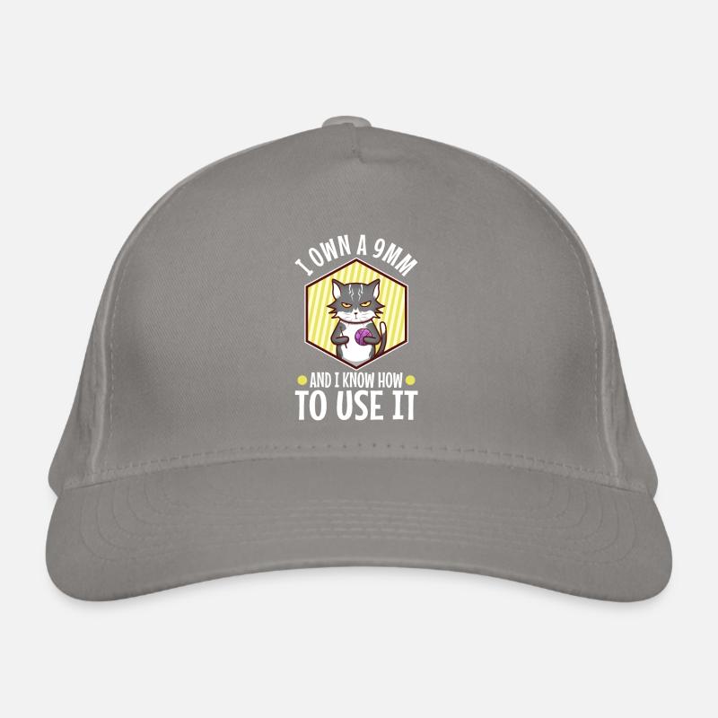 Je possède un 9mm et je sais comment l’utiliser Casquette classique bio