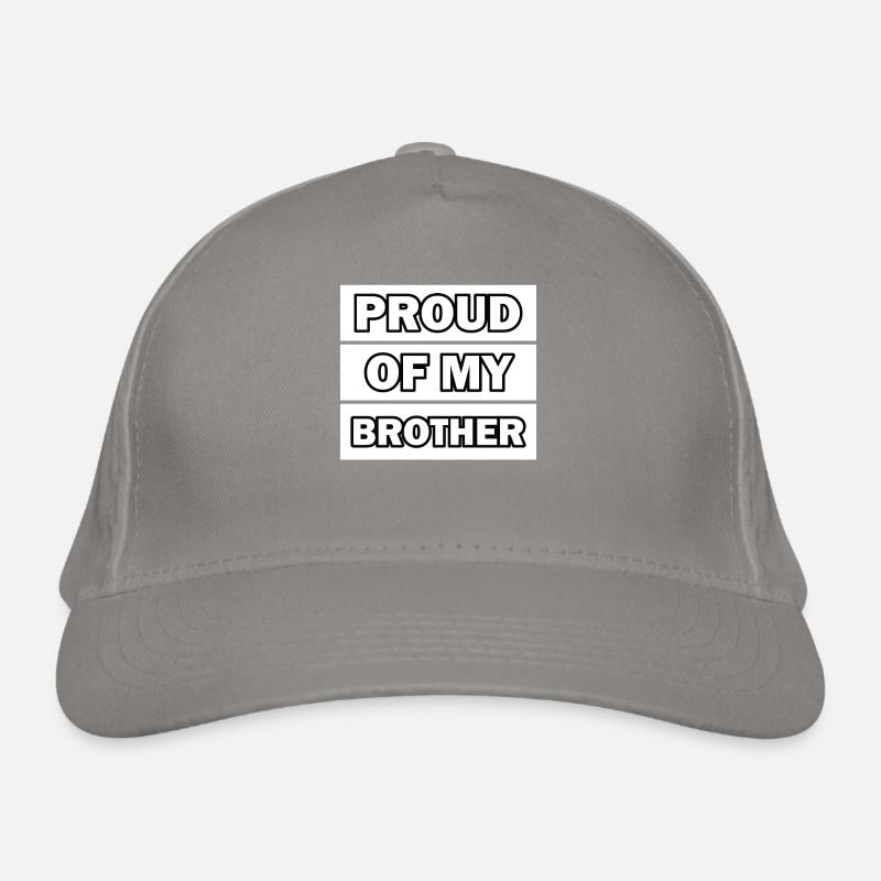 Fier de mon frère, de mes frères et sœurs Casquette classique bio