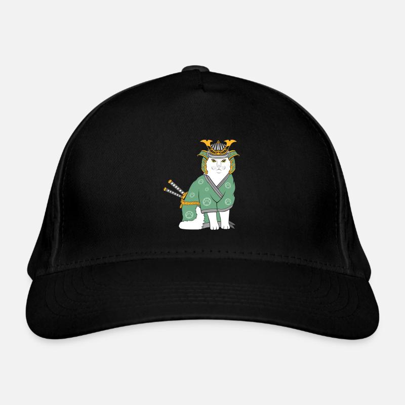 Neko Samurai Drôle Casquette classique bio