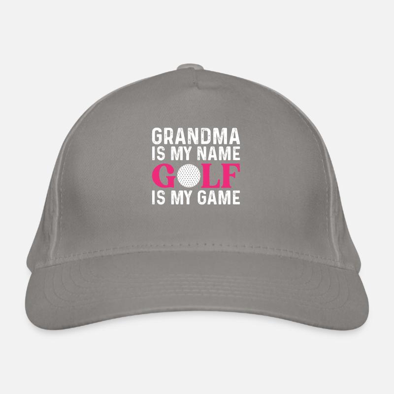 Die Golf Oma Grossmutter Bio-Baseballkappe