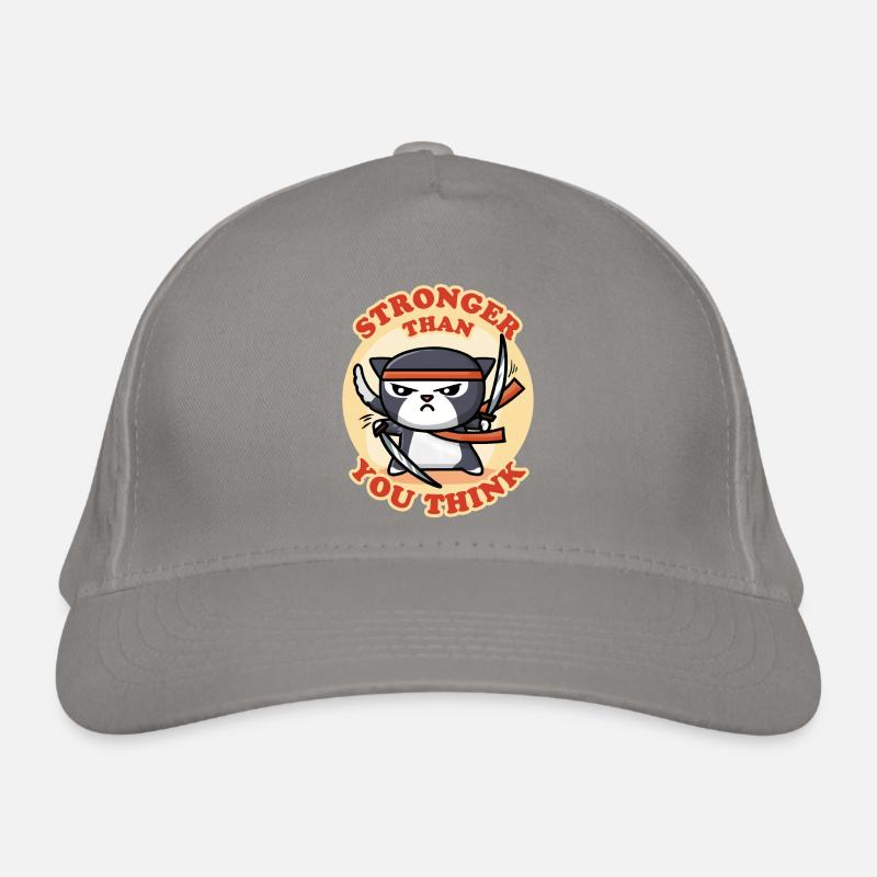 Ninja Cat Organic Baseball Cap
