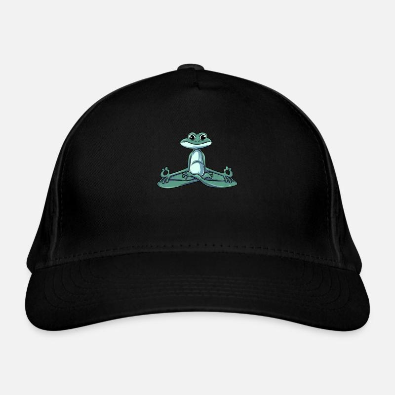 Méditation Grenouille Casquette classique bio