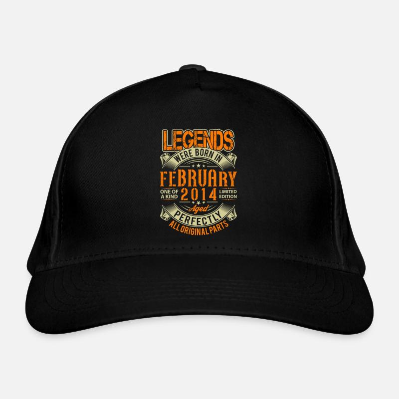 2014 February Birthday Legend Organic Baseball Cap
