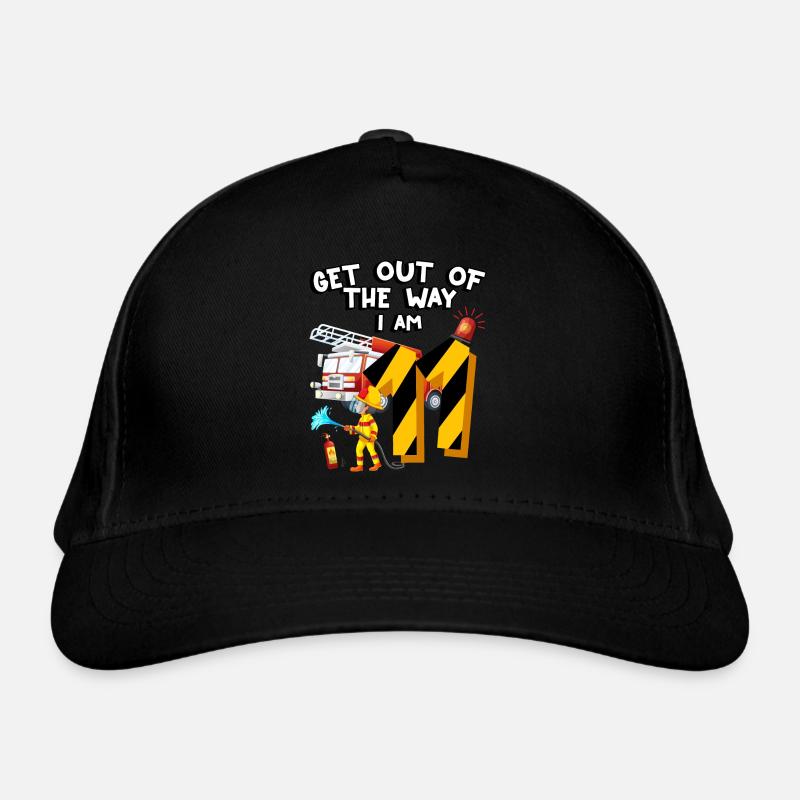Fire engine Firefighting I am 11 years old Organic Baseball Cap