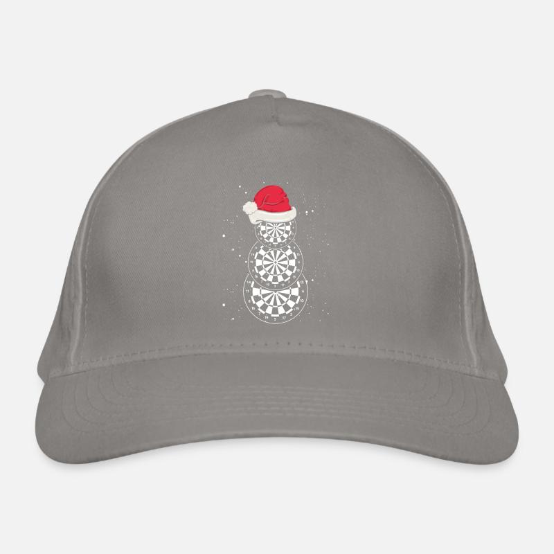The snowman are three dart discs Organic Baseball Cap