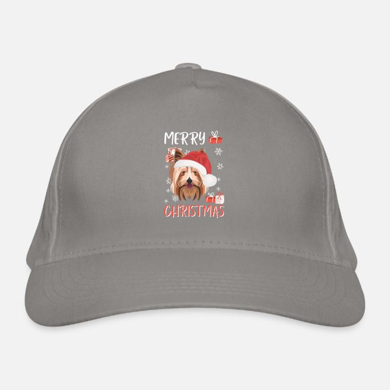 Yorkshire Terrier Joyeux Noël Casquette classique bio