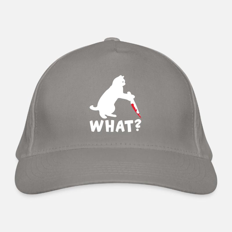 Chat Chat Disant Couteaux Drôles Casquette classique bio
