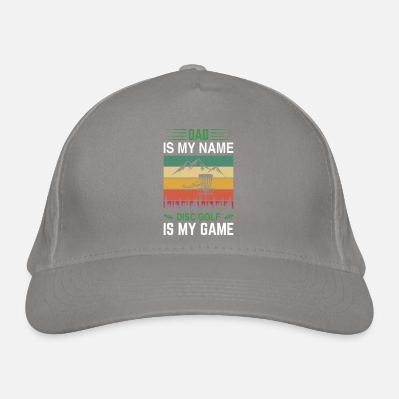 Disc Golf Père Frisbee Basket Papa Drop Casquette classique bio